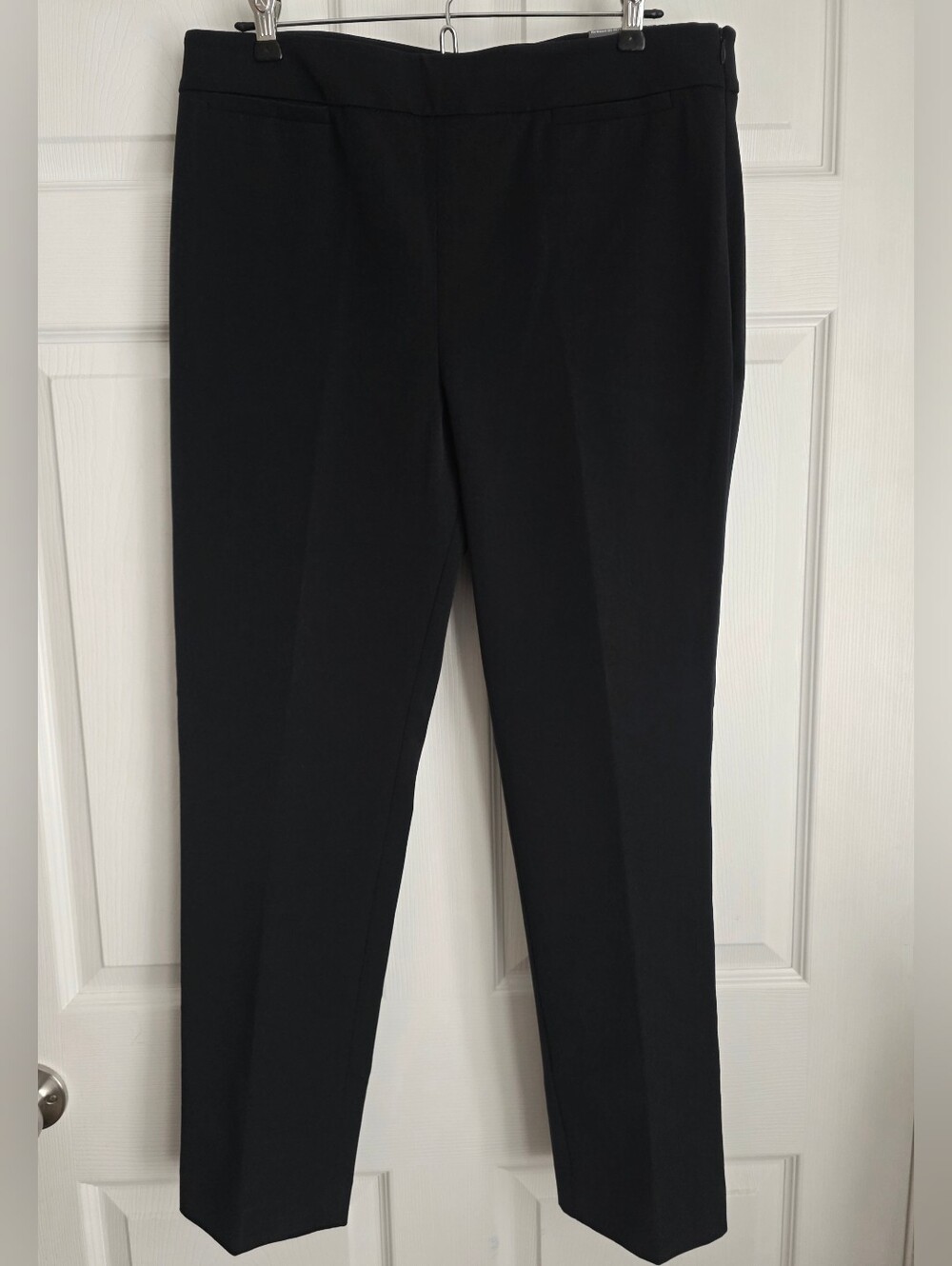 NWT Talbots Refined Bi-Stretch Straight Leg Pants Dark Navy 12P Petite